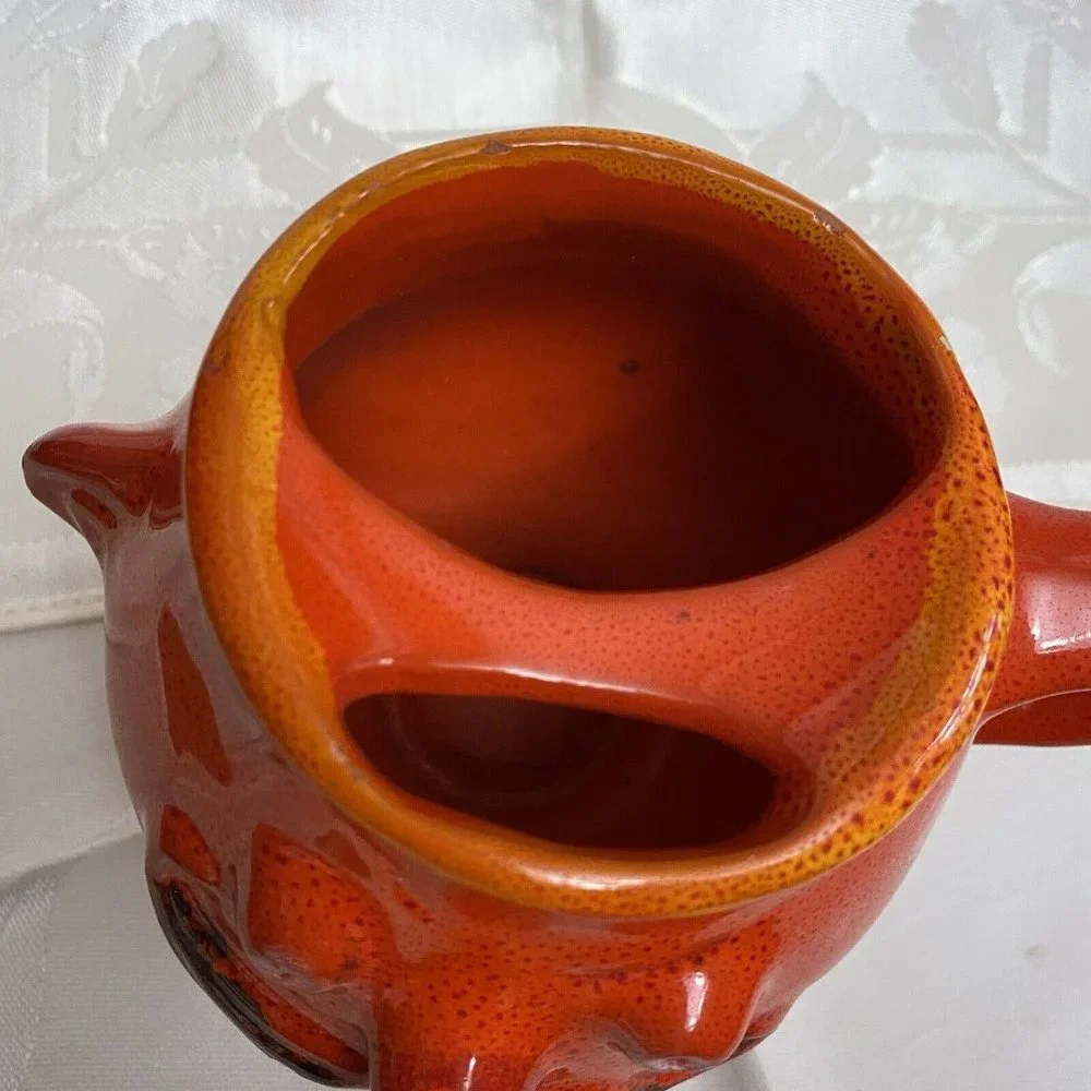 Vintage glazed pottery